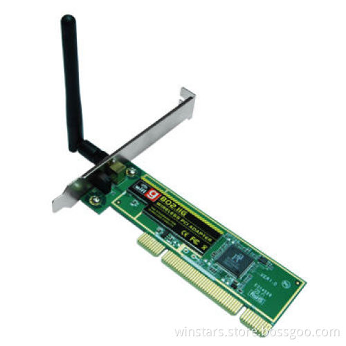 PCI Wireless Card, 54Mbps, 802.11n with Detachable Antenna